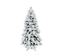 Dolce Natale Albero di Natale Artificiale Monte Cervino Effetto Innevato Realistico con Supporto Base in Metallo (150 CM)