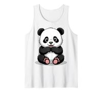 Dolce Panda Kawaii Cartoon Bear Animal Lover Style Canotta