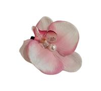 Dolce Phalaenopsis Fiore Tornante Coreano Moda Design Panno Floreale Capelli Femminile Copricapo Accessori Clip di Capelli Perla
