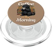 dolce puli cucciolo cane e tazza di caffè al mattino PopSockets PopGrip per MagSafe