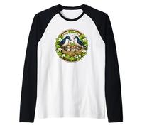 Dolce Rabbia birdwatcher Primavera Uccelli canori Uccelli Maglia con Maniche Raglan