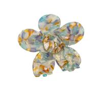 Dolce ragazza alta coda di cavallo artiglio dei capelli bella femmina colorato fiore artiglio capelli artiglio casual banchetto clip per capelli per ragazze