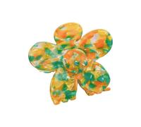 Dolce ragazza alta coda di cavallo artiglio dei capelli bella femmina colorato fiore artiglio capelli artiglio casual banchetto clip per capelli per ragazze