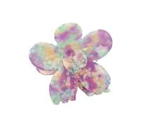 Dolce ragazza alta coda di cavallo artiglio dei capelli bella femmina colorato fiore artiglio capelli artiglio casual banchetto clip per capelli per ragazze