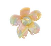 Dolce ragazza alta coda di cavallo artiglio dei capelli bella femmina colorato fiore artiglio capelli artiglio casual banchetto clip per capelli per ragazze
