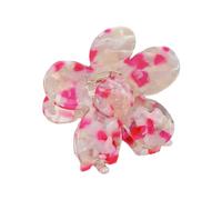 Dolce ragazza alta coda di cavallo artiglio dei capelli bella femmina colorato fiore artiglio capelli artiglio casual banchetto clip per capelli per ragazze