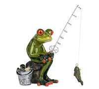 Dolce Rana ~ Angler seduto ~ statuetta decorativa decorazioni ornamentali figura