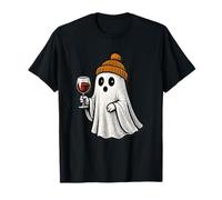 Dolce Spirito Halloween Bicchiere da Vino Rosso Arancione Bobble Hat Vino Maglietta