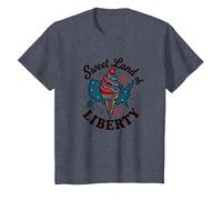 Dolce Terra della libertà Maglietta, Bambini, Pervinca, 8 Anni