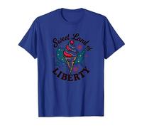 Dolce Terra della libertà Maglietta, Uomo, Blu Reale, S