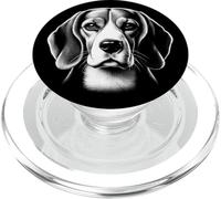 Dolce testa di Beagle come ritratto fotoalista PopSockets PopGrip per MagSafe