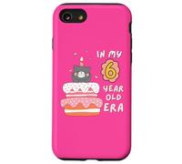 Dolce torta a forma di gattino per il mio compleanno di 6 anni Custodia per iPhone SE (2020) / 7 / 8