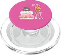 Dolce torta a forma di gattino per il mio compleanno di 8 anni PopSockets PopGrip per MagSafe