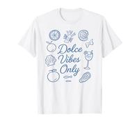 Dolce Vibes Solo Gelato Italiano Estate Maglietta