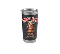 Dolce Yorkshire Terrier Cane Torre di Londra Guardiano Inghilterra Bicchiere termico in acciaio inox doppia parete
