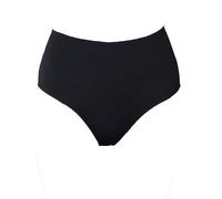 dolcecasabiancheria Guainetta Donna Slip Mutanda Contenitiva in Microfibra Rinforzata Tramonte 8033 L/XL Nero