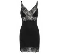 dolcecasabiancheria Tramonte Sottoveste Donna Dea in Micro Modal e Pizzo con Garbo Seno Modellante