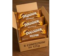 Dolcepane al Cioccolato - Merendine Soffici Ripiene con Cuore Cremoso - Snack da Forno Dolce - Confezione da 3 o 6 x 165g - Perfette per Colazione o Merenda (6 confezioni da 165g)