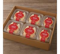 Dolcetti Alberelli Natalizi Don Carlo 150g con Zucchero a Velo - Soffici e Profumati, Dolci Artigianali per Feste e Regali - Confezione da 6 o 12 Pezzi - Idee Regalo (6 Pezzi (900g totali))