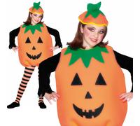 Dolcetto o Scherzetto Bambino Zucca Costume Ragazze Halloween Completo Nuovo