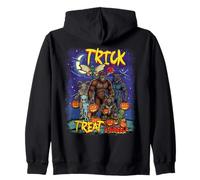 Dolcetto o scherzetto divertente trucco o trattamento Cryptid Felpa con Cappuccio