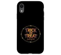Dolcetto O scherzetto Odore I miei piedi Divertente Halloween Tipografi Custodia per iPhone XR