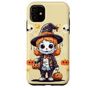 Dolcetto o scherzetto simpatico pupazzo bambino divertente Custodia per iPhone 11