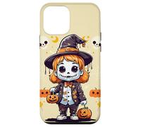 Dolcetto o scherzetto simpatico pupazzo bambino divertente Custodia per iPhone 12 mini
