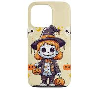 Dolcetto o scherzetto simpatico pupazzo bambino divertente Custodia per iPhone 13 Pro