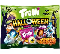 Dolcetto Scherzetto Halloween confezione sfusa 360g, mix di caramelle Sweet & Sour da con Glotzer, Sour Worms e Dracula, perfetto per bambini e feste di Halloween