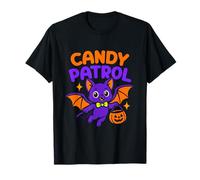 Dolcetto Scherzetto Pipistrello Halloween Candy Patrol Notte Maglietta
