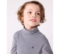 Dolcevita a righe in cotone bambino unisex Petit Bateau - blu - Taglia 3 anni 3A blu/bianco