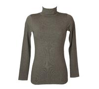 Dolcevita ciclista donna maglia manica lunga calda e morbida eco viscosa RAGNO a