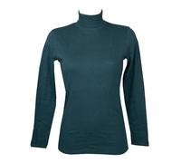 Dolcevita ciclista donna maglia manica lunga caldo e soffice cotone bio RAGNO ar