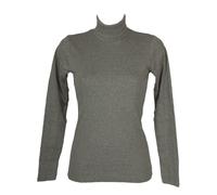 RAGNO Dolcevita Ciclista Donna Maglia Manica Lunga Caldo e soffice Cotone bio Articolo D274AK BIO Cotton Dolcevita, 202M Ardesia, S