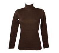Dolcevita ciclista donna maglia manica lunga caldo e soffice cotone bio RAGNO ar