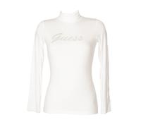 Dolcevita donna GUESS ciclista maglia manica lunga sotto giacca viscosa con logo