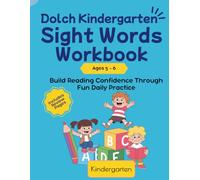 Dolch Kindergarten Sight Words Workbook: Color, Trace, Read & Circle All 52 Dolch Kindergarten Sight Words