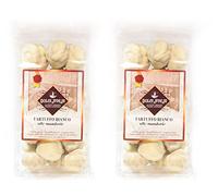 Dolci Aveja - Tartuffi Bianchi - Biscotti Alle Mandorle e cioccolato Bianco - 2x350 gr