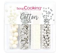 Dolci decorazioni mix - grigio, argento e bianco