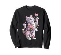 Dolci Fiori per Gatto Proprietari di Composti da Cats Felpa