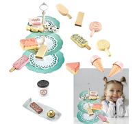 Dolci Giocattolo con Alzatina Pasticcini Gelati Cupcake Biscotti Espositore