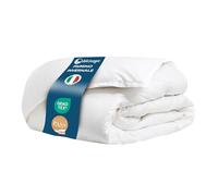 DOLCI SOGNI - Piumino letto queen-size 200x200 invernale, piuma d’oca naturale certificata - piumone una piazza e mezza, piumino una piazza e mezza 200x200 - Made in Italy in cotone percalle 250TC