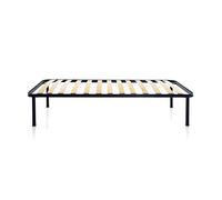 DOLCI SOGNI Rete Letto Singolo 80x190 cm Altezza 30 cm, Rete Ortopedica 4 Piedi Letto Smontabili a Doppio Bullone, Rete Singola Doghe 80x190, Rete Singola con Doghe di Legno 100% Made in Italy
