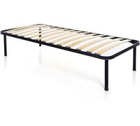 DOLCI SOGNI Rete Letto Singolo 90x190 cm Altezza 45 cm, Rete Ortopedica 4 Piedi Letto Smontabili a Doppio Bullone, Rete Singola Doghe 90x190, Rete Singola con Doghe di Legno 100% Made in Italy