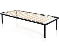 DOLCI SOGNI Rete Letto Singolo 90x200 cm Altezza 40cm, Rete Ortopedica 4 Piedi Letto Smontabili, Fissaggio a Doppio Bullone, Rete Doghe 90x200, Rete Singola con Doghe di Legno 100% Made In Italy