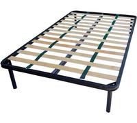 DOLCI SOGNI Rete Matrimoniale 140x200 Rinforzata con Cinghie Elastiche, Rete Ortopedica Matrimoniale Francese con 4 Piedi Letto Smontabili, Struttura Letto Matrimoniale 140x200 Made in Italy