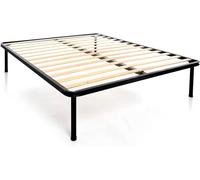 DOLCI SOGNI Rete Matrimoniale 160x190, Massima Stabilità, Doghe Letto Matrimoniale con 4 Piedi Avvitabili, Struttura Letto Matrimoniale 160x190 Interamente in Ferro, 100% Made in Italy