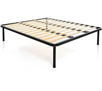 DOLCI SOGNI Rete Matrimoniale 160x200 Rinforzata con Doppia Barra Centrale, Rete Ortopedica 100% Made in Italy, Rete Letto Matrimoniale 4 Piedi Letto Smontabili, Struttura Letto Matrimoniale 160x200