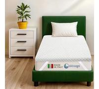 DOLCI SOGNI Topper 100% Memory Foam 80x190 cm - Effetto Rinfrescante - 100% Made in Italy, Certificato OEKO-TEX® & CertiPUR™, Spessore 5 cm, Fodera con trattamento Cooler Rinfrescante